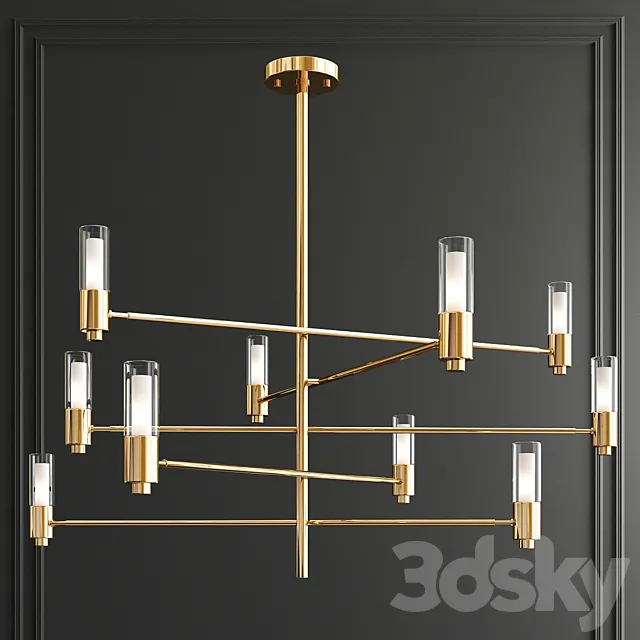 Level chandelier 3D Model