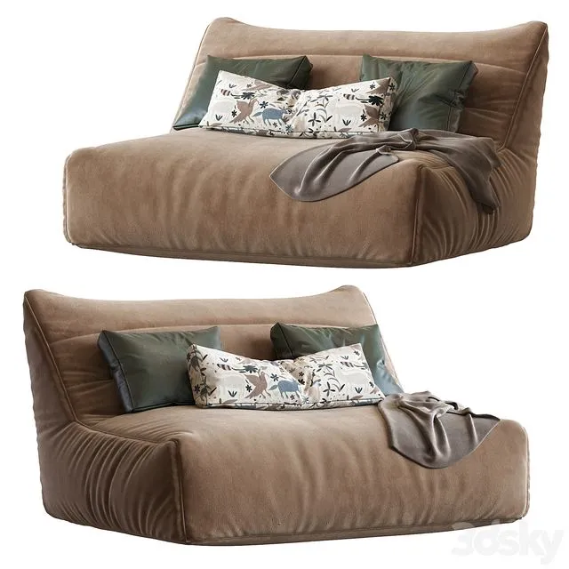 Levi Bean Bag sofa 3D Model