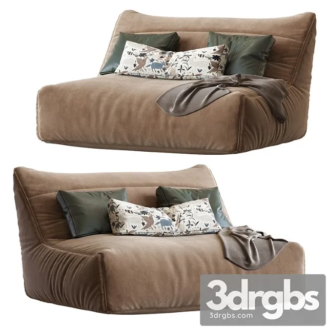 Levi Bean Bag Sofa 3D Model Free