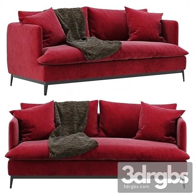 Lewis Classic Sofa 3D Model Free
