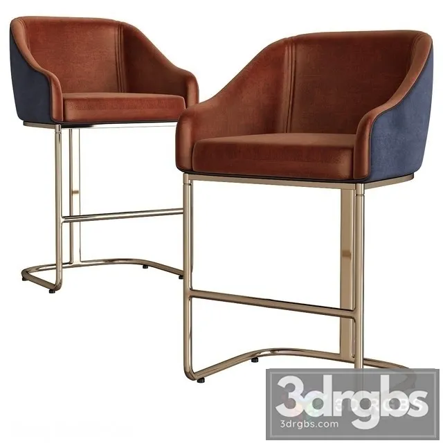 Lexington Astoria Bar Chair 3D Model Free