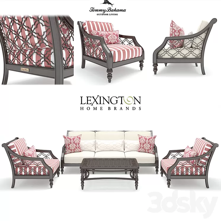 LEXINGTON HOME BRANDS _ TOMMY BAHAMA OUTDOOR _ BLACK SANDS 3D Model