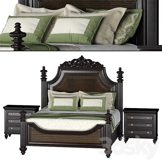 LEXINGTON HOME BRANDS HARBOR POINT BED 3D Model