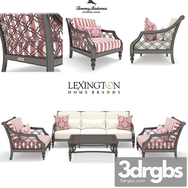 Lexington home brands   tommy bahama outdoor   black sands 2 3D Model Free