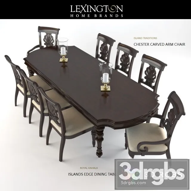 Lexington Table and Chair 3D Model Free