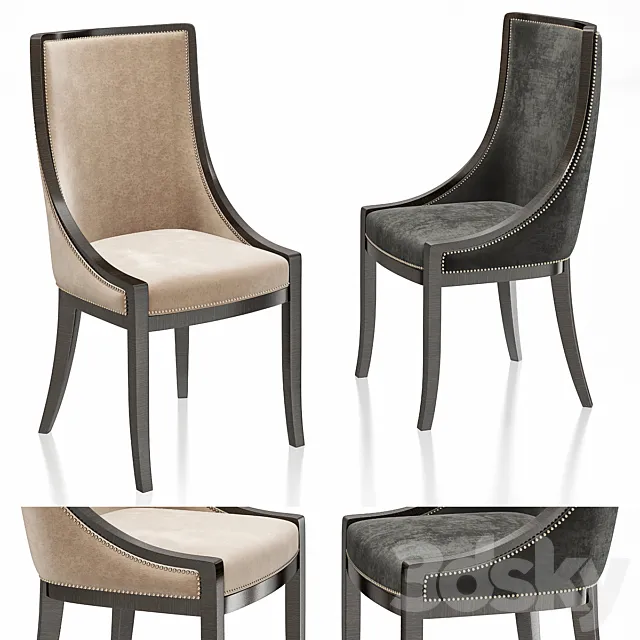 Lexington Talbott Upholstered Host Chair 3D Model