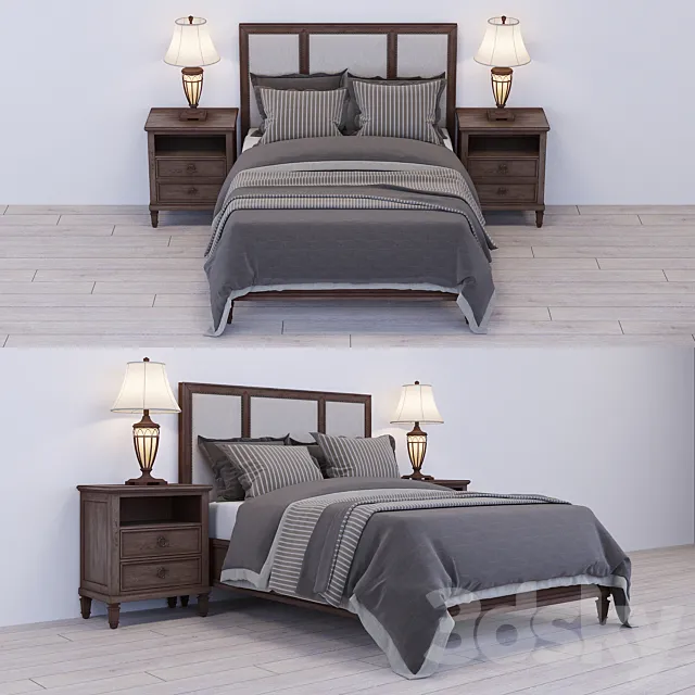 Lexington - Vintage Bed Set-2 3DModel