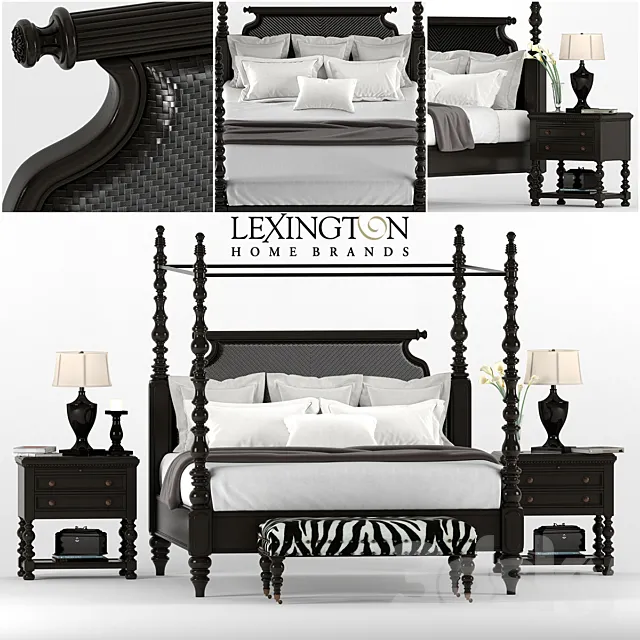LEXINGTON_HOME_BRAND_SOVEREIGH_POSTER_BED 3D Model