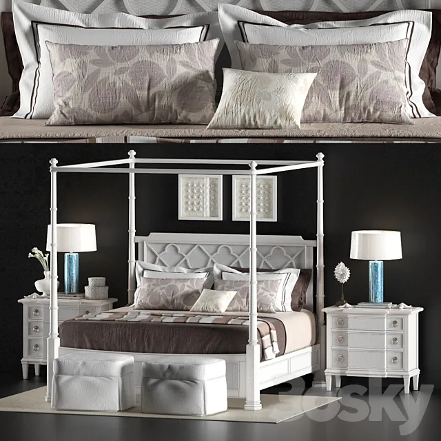 LEXINGTON_HOME_BRANDS_SOUTHAMPTON_POSTER_BED 3D Model