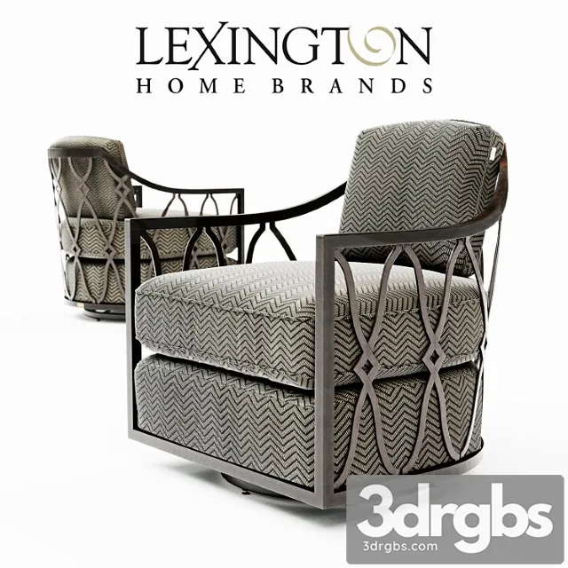 Lexingtone swivel chair 3D Model Free