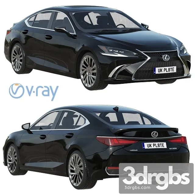 Lexus ES 2022 3D Model Free