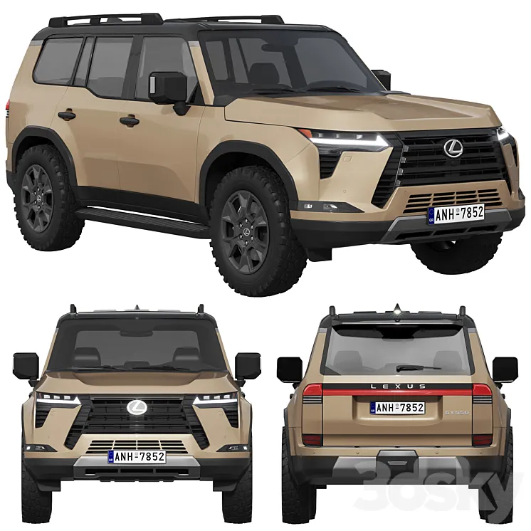 Lexus GX Overtrail 2024 Free Download