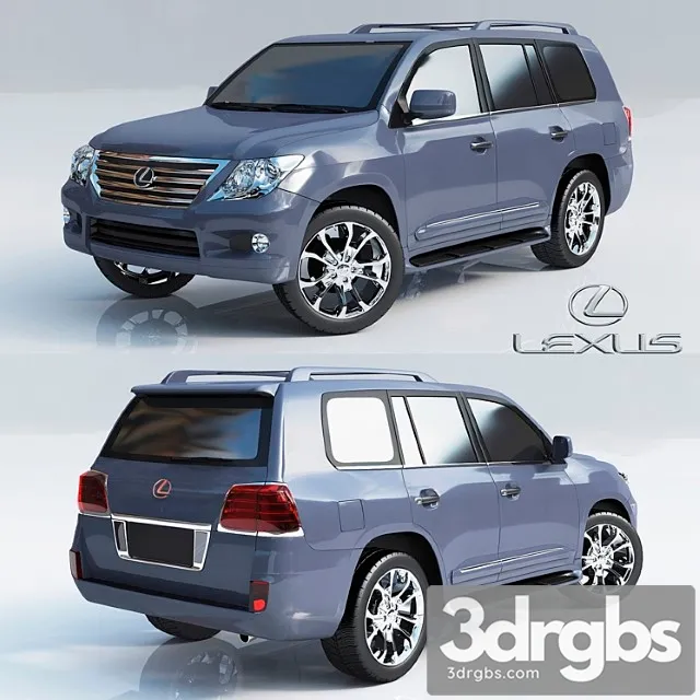 Lexus Lx 570 1 3D Model Free