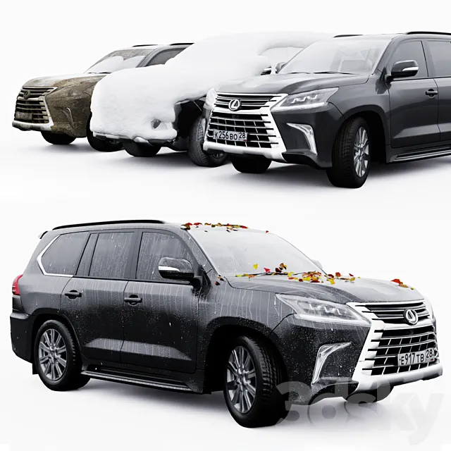 Lexus LX570 3D Model