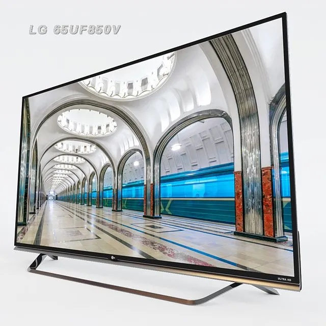 LG 65UF850V LED TV 3D Model