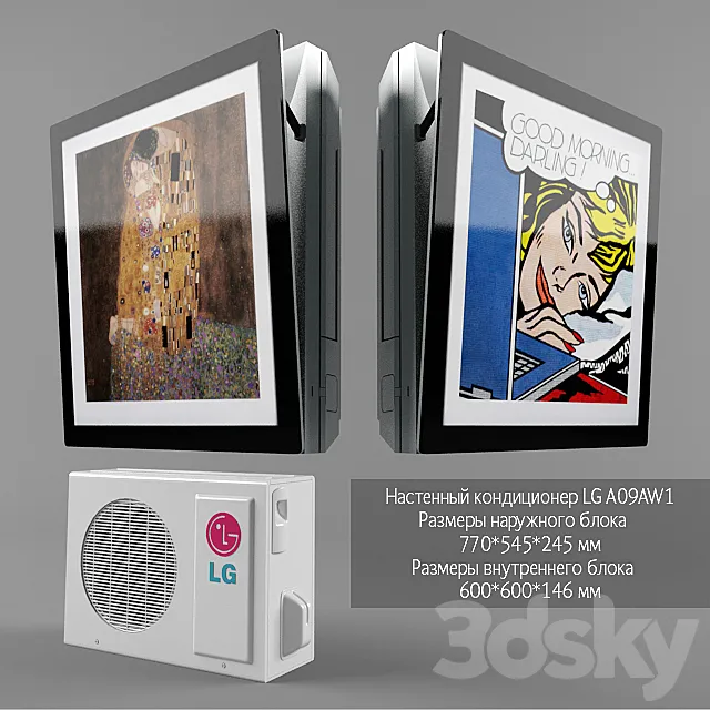LG A09AW1 3DModel