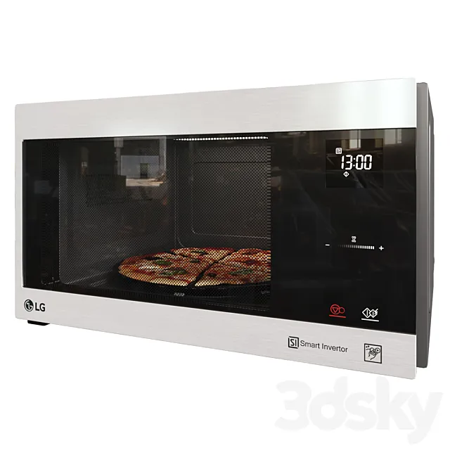 LG MH6595CIS Neo?hef Microwave 3DModel