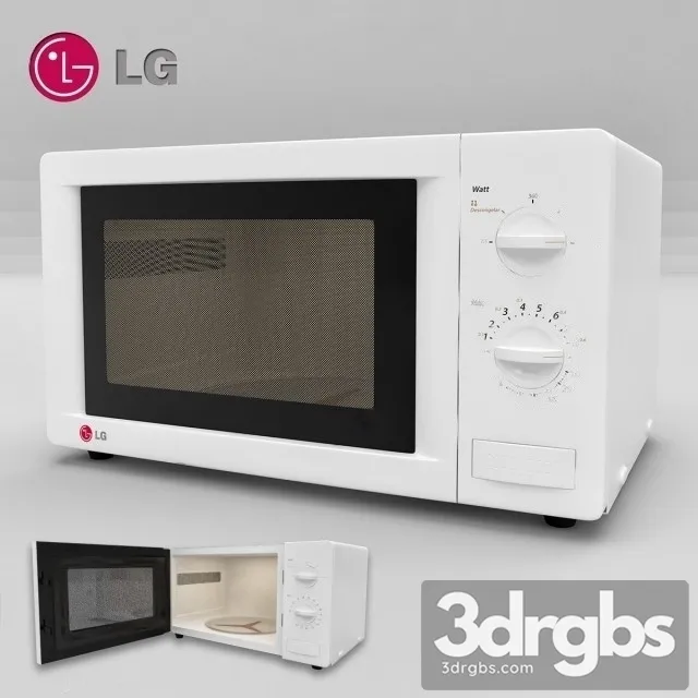 LG Microwave 3D Model Free