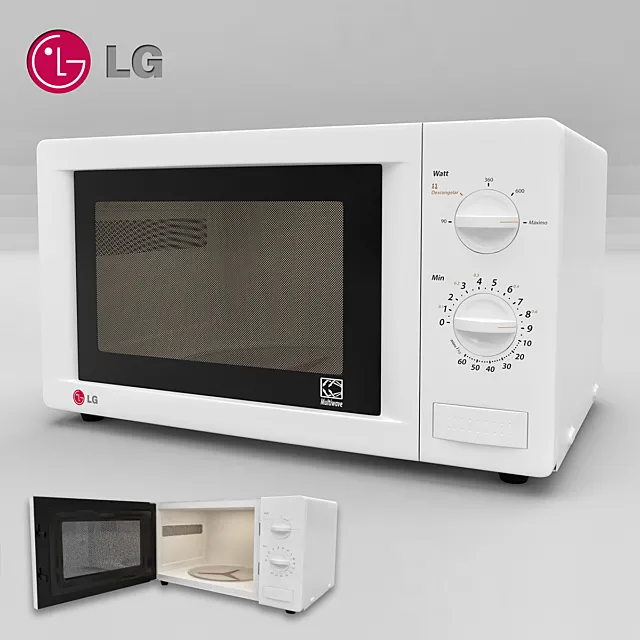 LG microwave oven 3DModel