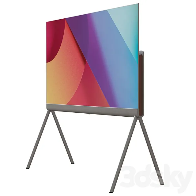 LG OLED Objet Collection Pose 55" 3D Model