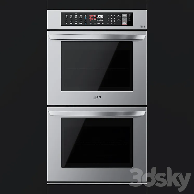 LG - Oven LWD3063ST 3D Model Free