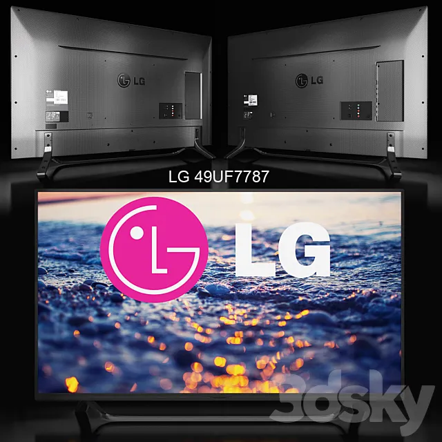 LG TV 3D Model