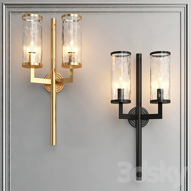 Liaison double arm sconce 3D Model