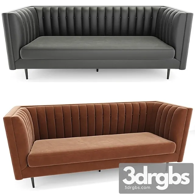 Liang Eimil Harper Sofa Velvet 3D Model Free