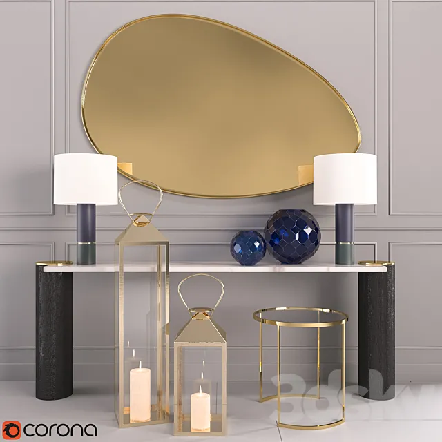 LIBRA CONSOLE BY HERVE LANGLAIS 3D Model