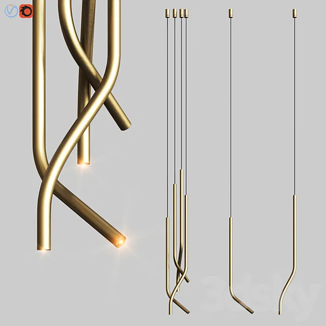 Libra pendant lights 3D Model