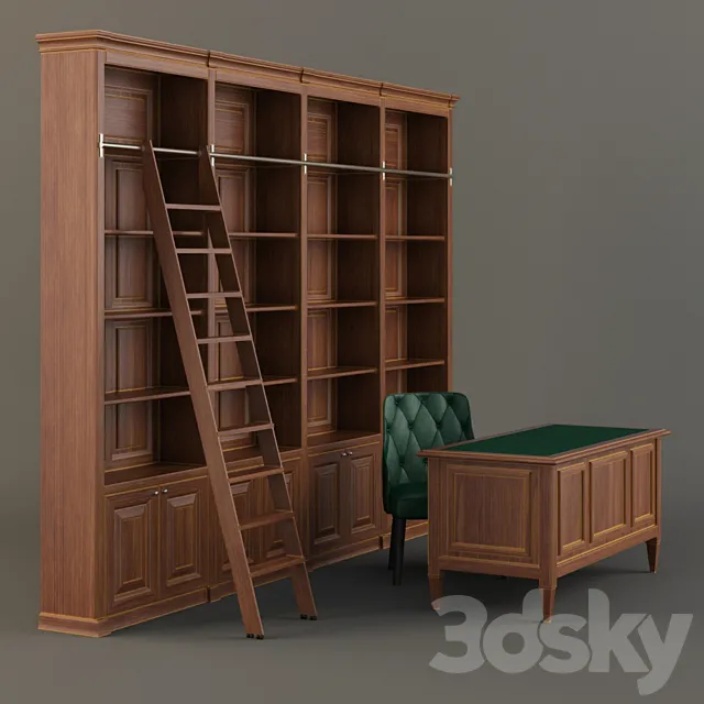 Library. Sameba 3D Model