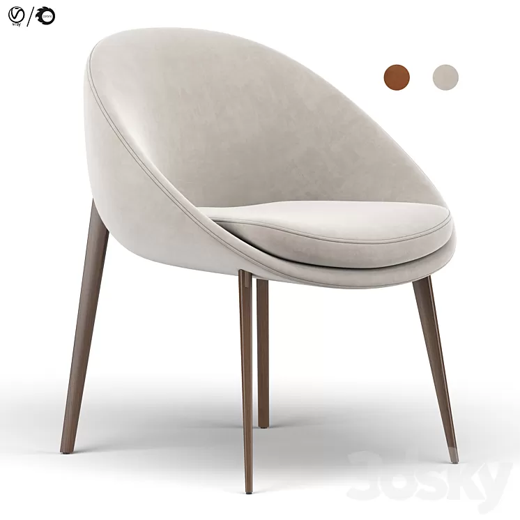 Lido Dining Chair 3D Model