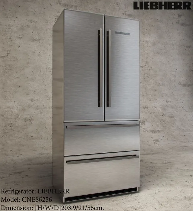 Liebherr CNES6256 3D Model