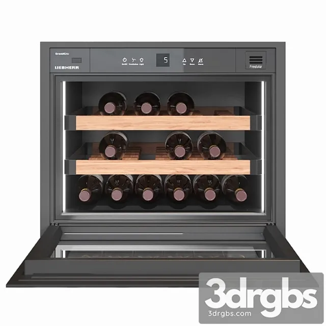 Liebherr wine cooler hwgb 1803 24 inch 2 3D Model Free