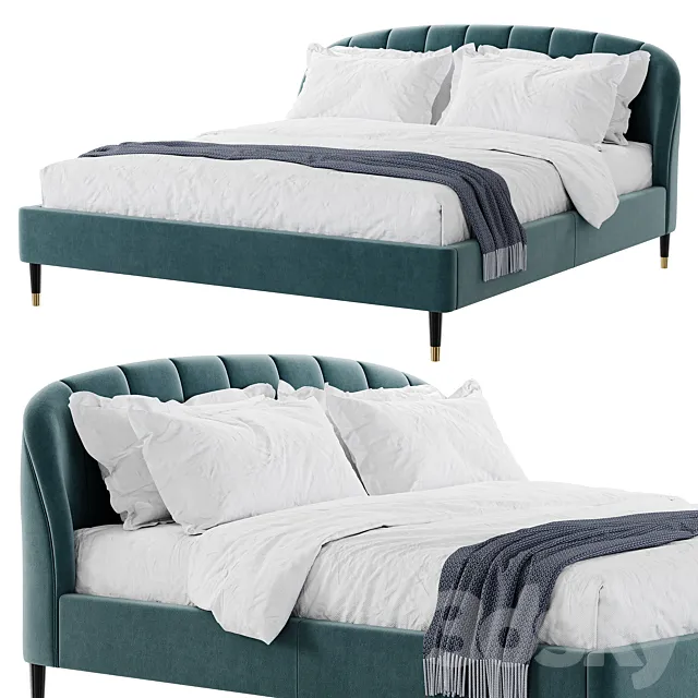 Life Interiors _ Mabel King Bed 3DModel