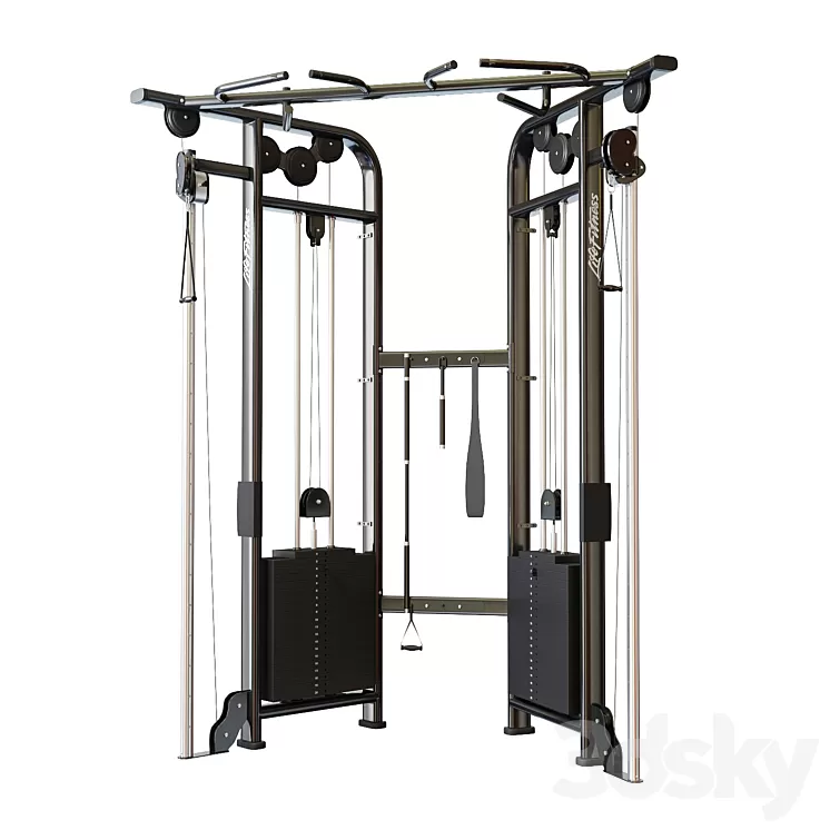 Lifefitness Signature Series Dual Adjustable Pulley 3D Model