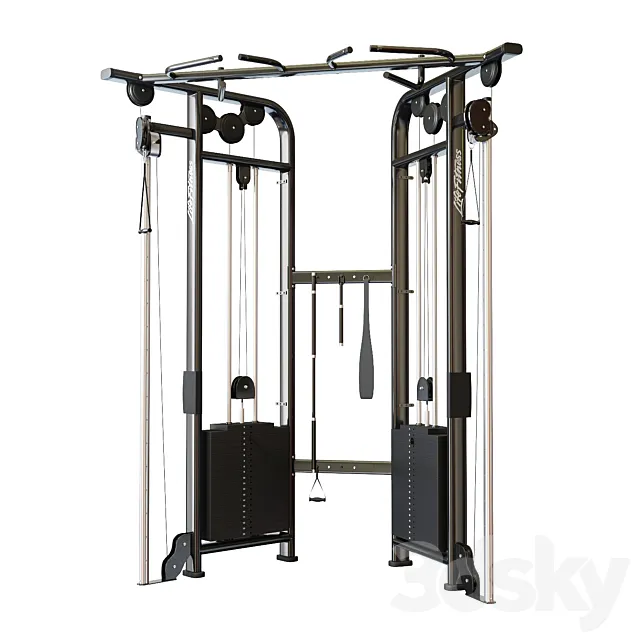 Lifefitness Signature Series Dual Adjustable Pulley 3DModel