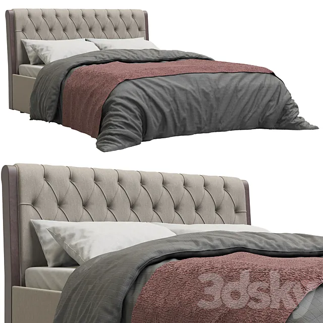 Lifefurniture Jenny Two Bed 3D Model