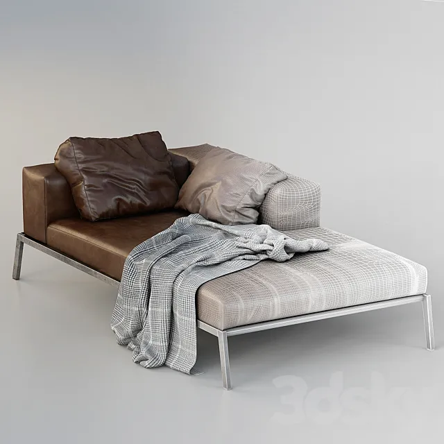 LIFESTEEL CHAISELOUNGE FLEXFORM 3DModel