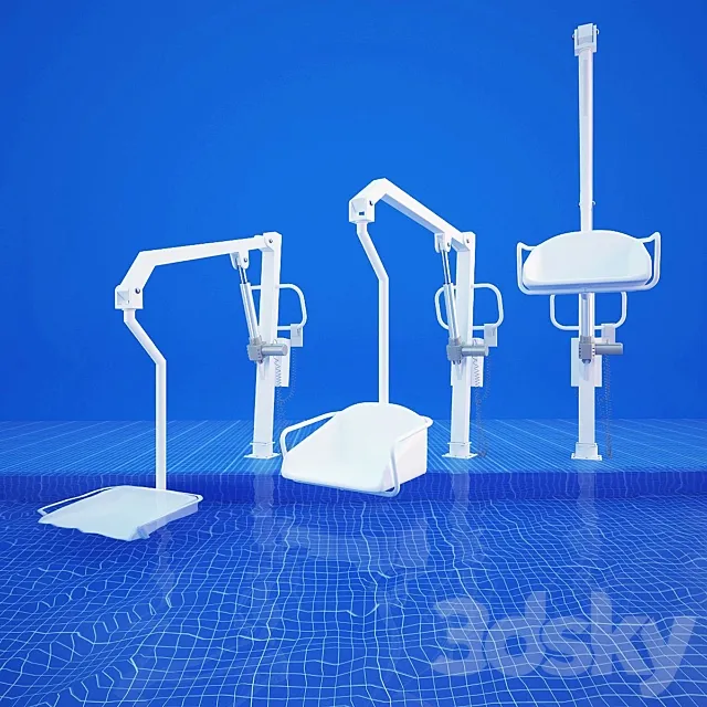 Lift for the pool 3D Model