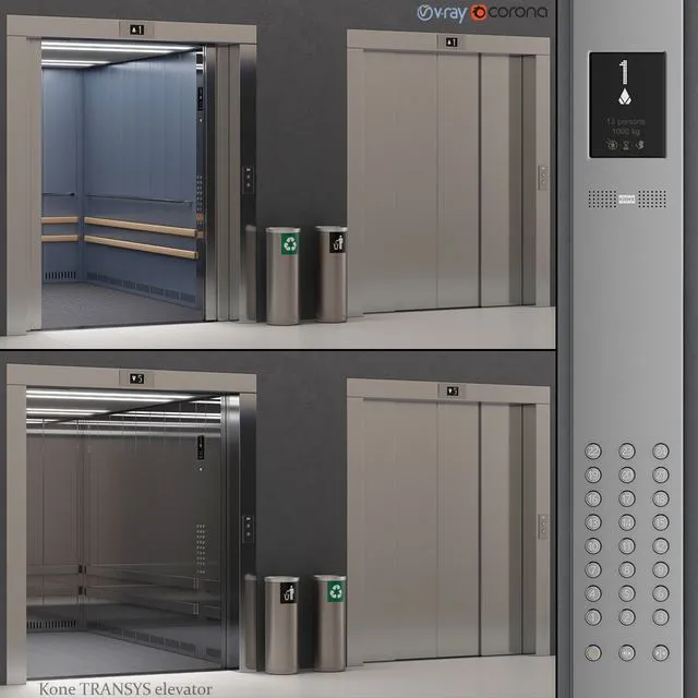Lift Kone TRANSYS (KDS 300) 3D Model