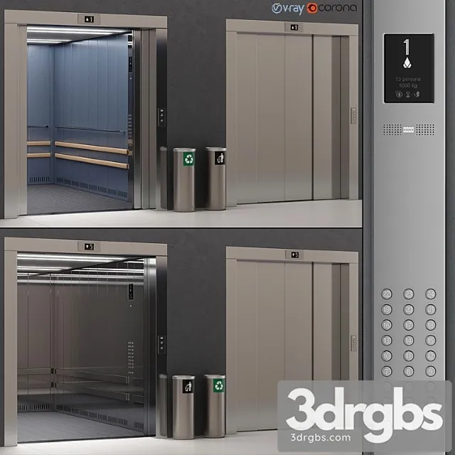 Lift kone transys (kds 300) 3D Model Free