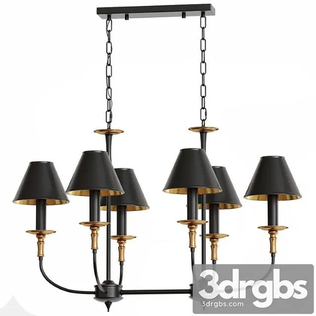 Light candle style chandelier