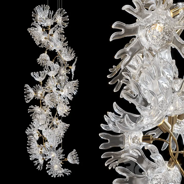 Light composition Vargov Design - Stomolophus 3D Model Free