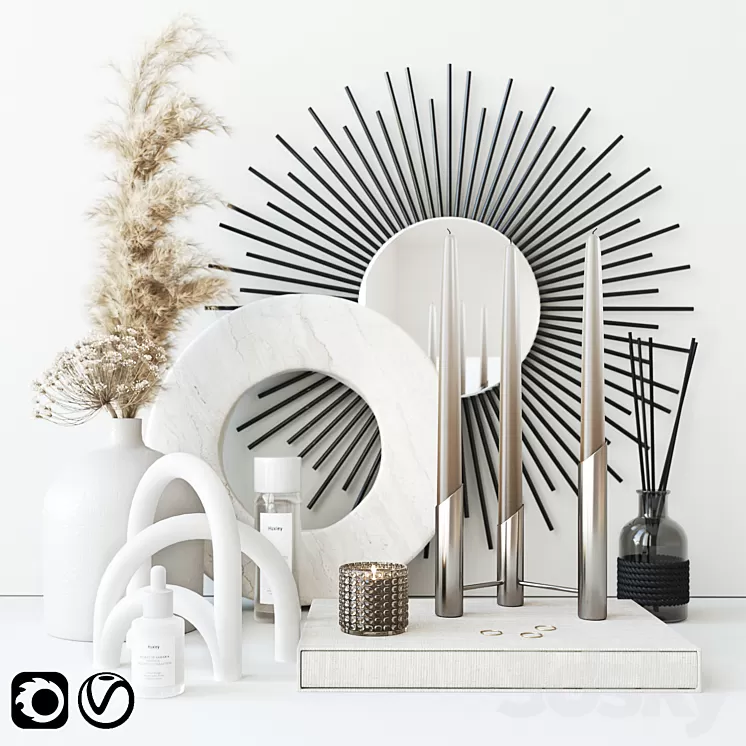 Light decorative set 3D Model