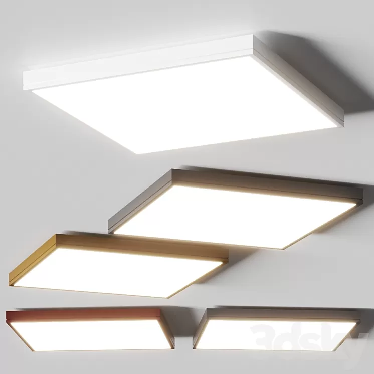 Light Fields Evolution Surface-Mount Mini by Zumtobel Lighting 3D Model