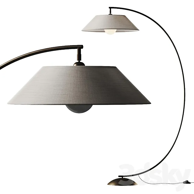 Light & Lamps Circo Arc Floor Lamp 3D Model