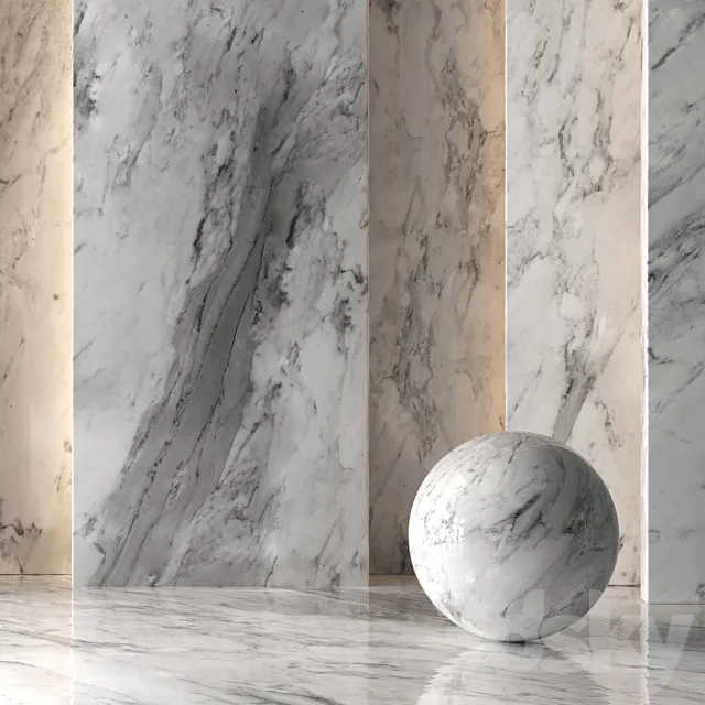 Light Marble Material 4K (Seamless - Tileable) No 13 3D Model