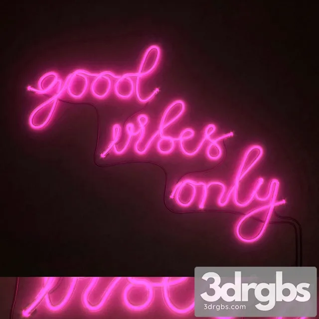 Light Modules Set 103 Neon 3D Model Free