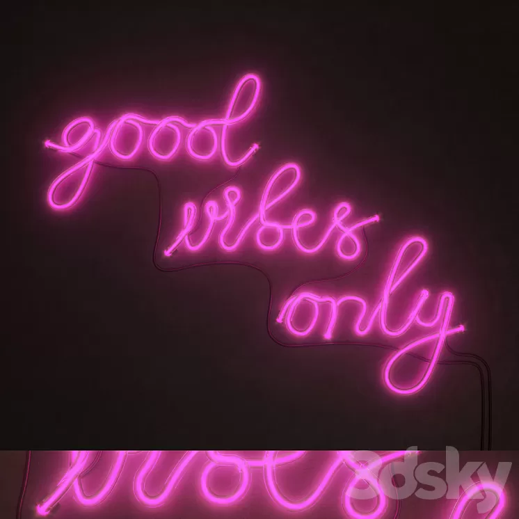Light modules Set 103 Neon 3D Model Free Download